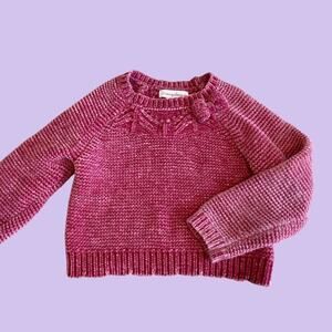 Tommy Bahama Knit Pink Crop Sweater XS / 4T